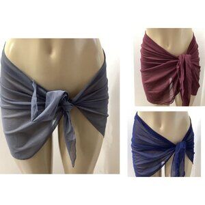 Zuliana Bundle of Mesh Sarongs/Cover Up Made in USA. New With Tags